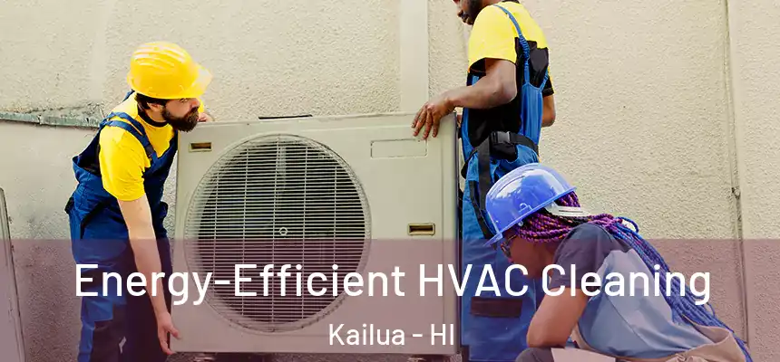 Energy-Efficient HVAC Cleaning Kailua - HI