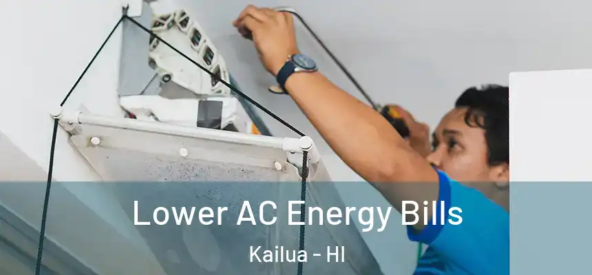 Lower AC Energy Bills Kailua - HI