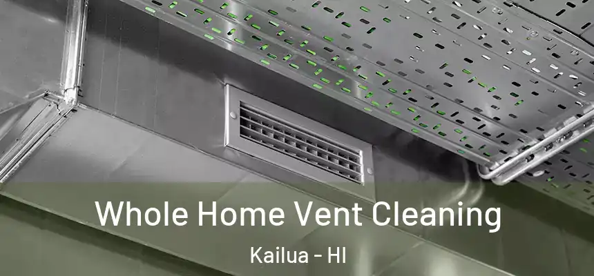 Whole Home Vent Cleaning Kailua - HI